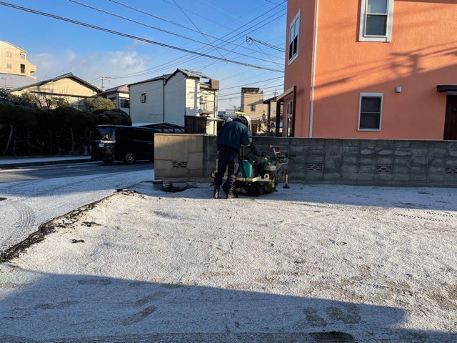 住吉分譲地の地盤調査 アイキャッチ画像